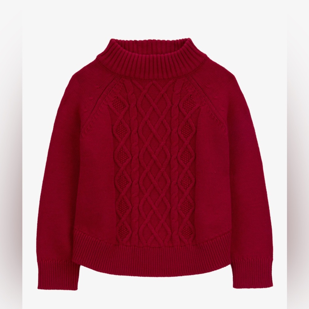 Carter's kids Cowl Neck Sweater - Deep Red